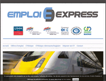 Tablet Screenshot of emploi-express60.fr